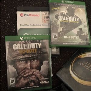Call of Duty Xbox One Game Set - Green Cases